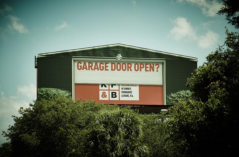garage door open kf billboard mockup