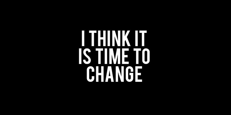 I think it is time to change on black background