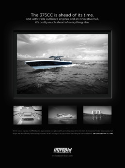 ahead of its time intrepid print ad