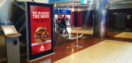 Arby's raided the barn airport poster mockup