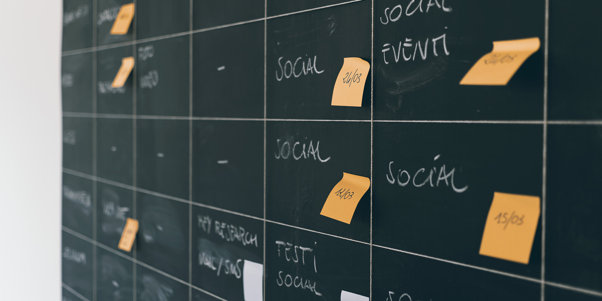 social planning blackboard