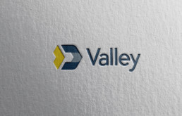 valley bank embossed logo