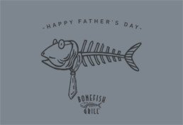 Bonefish Happy Father's Day gift card mockup