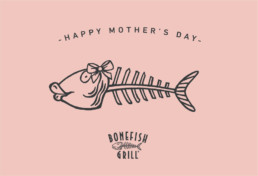 Bonefish Mother's Day gift card mockup
