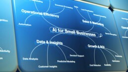 AI for small businesses search diagram